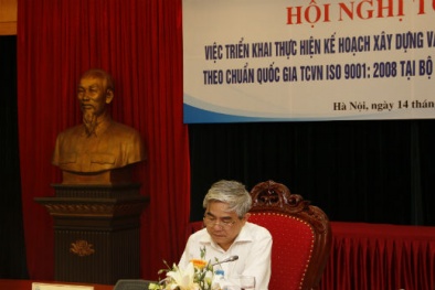 Bộ KH&CN hoàn thành việc xây dựng và áp dụng ISO